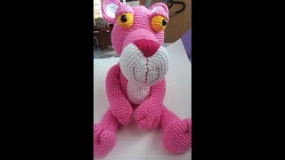 Amigurumi Pantera Cor de Rosa [upl. by Orelle]