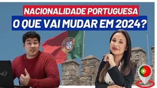 3 ALTERAÇÕES NA LEI DA NACIONALIDADE PORTUGUESA 2024 [upl. by Yelwah]