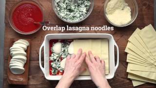 Quick and Easy Spinach Lasagna Recipe [upl. by Peppard205]