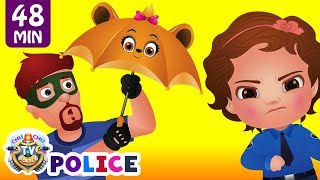 ChuChu TV Police Save The Umbrella Friends of the Kids from Bad Guys  ChuChu TV Surprise Eggs Toys [upl. by Illene]