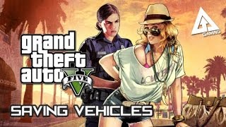 GTA 5 How to Save Your Cars Grand Theft Auto V [upl. by Brande648]