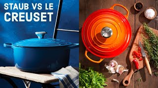 Staub Vs Le Creuset Here is the Dutch Oven Battle winner [upl. by Ymmot]