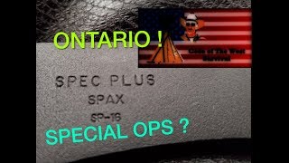 Ontario SP 16 SPAX Axe Survival  Rescue  Special OPS Part 1 [upl. by Mikael]