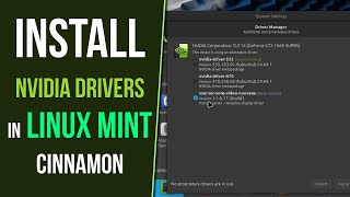 How to Install the Nvidia Drivers in Linux Mint 22 [upl. by Malarkey837]