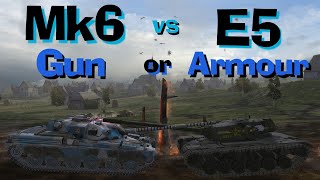 WOT Blitz Face Off  Chieftain Mk6 vs T110E5 [upl. by Dolloff246]