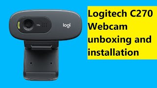 Logitech C270 HD Webcam  Desktop or Laptop Webcam [upl. by Royce]