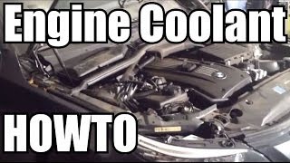 BMW 5 Series HOWTO Add Coolant [upl. by Nihcas]