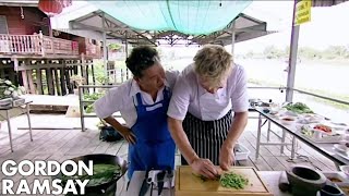 Gordon Ramsay Has A Cook Off In Thailand  Gordons Great Escape [upl. by Jay]