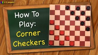 How to play Corner Checkers [upl. by Zurciram]