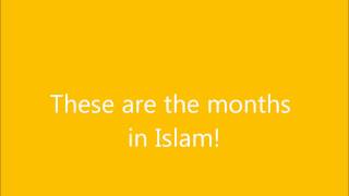 The Months in Islam Lyrics HQ audio [upl. by Cosenza]