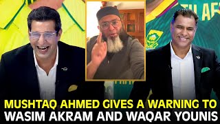 Mushtaq Ahmed Gives a Warning to Wasim Akram and Waqar Younis  AUSvSA  ChampionsTrophy  ZA1K [upl. by Krell]