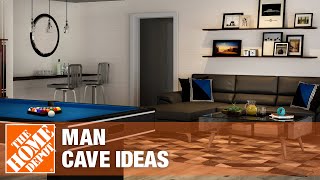 Man Cave Ideas  The Home Depot [upl. by Farrison596]