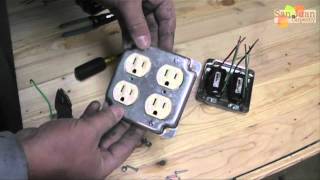 Outlet  Receptacle WireUp HowTo [upl. by Morry]