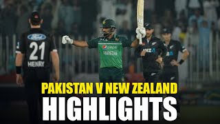 Highlights  Pakistan vs New Zealand  ODI  PCB  MZ2K [upl. by Naillil]