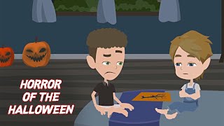 Horror Of The Halloween  Animated Scary Story In Hindi [upl. by Yleik63]