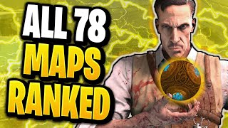 Ranking ALL 78 COD ZOMBIES Maps [upl. by Rogerg]