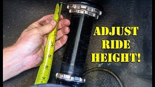 How To Adjust Coilovers Properly [upl. by Ayifas]