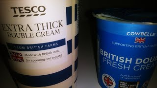 Double cream vs extra thick double cream whats the big deal🐄 [upl. by Datha382]