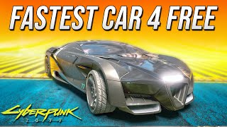 GET Best Car FREE in Cyberpunk 2077 Location Guide – Fastest Car in the Game [upl. by Aimet671]