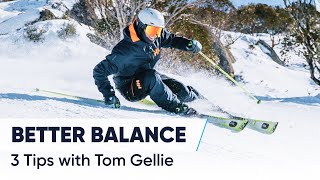 HOW TO SKI STEEPER SLOPES  3 Tips For Better Balance [upl. by Fishman]