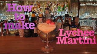 How to make Lychee martini by MrTolmach GoPro [upl. by Rosette974]