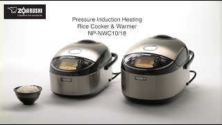 Zojirushi Pressure Induction Heating Rice Cooker amp Warmer NPNWC1018 [upl. by Arrait]