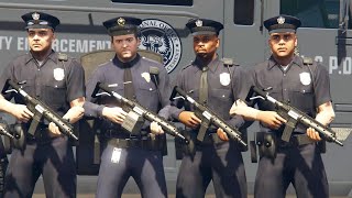 GTA 5  How To Join the PoliceLSPD PC PS4 Xbox One PS3 amp Xbox 360 [upl. by Ahsilram111]