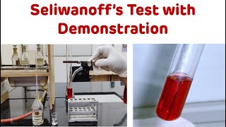 Seliwanoffs Test With Demonstration  Seliwanoff Test [upl. by Noreh]