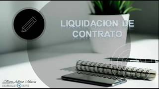 Liquidación de contrato cesantías intereses prima y vacaciones [upl. by Ydorb]