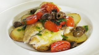 Filetto di orata alla mediterranea  Chef Alessandro Dehò  Saporie [upl. by Libby920]