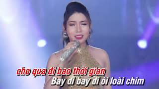 Karaoke  Tình Nhạt Phai  Hải Vy  Tone Nữ [upl. by Alakcim]