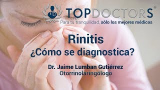 Rinitis ¿Cómo se diagnostica [upl. by Nrek604]