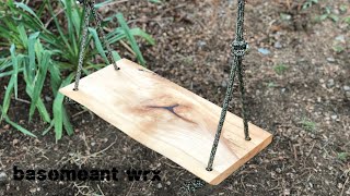 building a kids tree swing [upl. by Andersen]