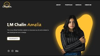 Personal Portfolio Website Using html and css only  How to create Personal Website newtoyou [upl. by Ahsinauq732]