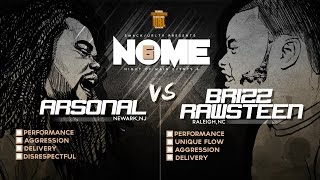 ARSONAL VS BRIZZ RAWSTEEN SMACK URL RAP BATTLE  URLTV [upl. by Larsen]