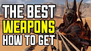 BEST WEAPONS in Assassins Creed Origins  How to Get [upl. by Goerke]