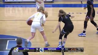 High School Girls Basketball St MichaelAlbertville vs Hopkins [upl. by Neelyk]