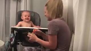 If you are upset watch this video Baby laughing at her mother sneeze [upl. by Vesta843]