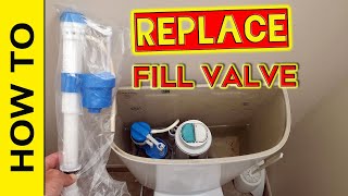 How to Fix and Replace Toilet Fill Valve [upl. by Farl]