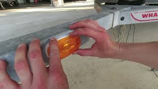 Boston Whaler 130 Trailer Light Upgrade amp Walk Through [upl. by Trembly]