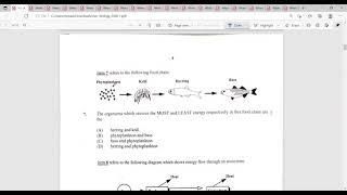 CXCCSEC BIOLOGY 2020 PAPER 1 [upl. by Akir]