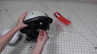 How To Replace The Visor On A Motorcycle Helmet [upl. by Eelarbed]