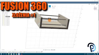 Fusion 360  złożenia odc1  tutorial 5 [upl. by Ardussi]