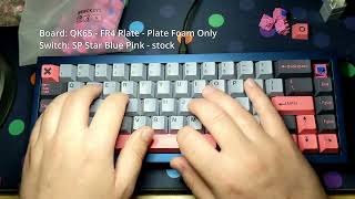 Switch Review SP Star Blue Pink feat QK65 [upl. by Zobkiw]