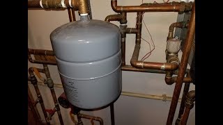 DIY  How to Replace Hot Water Expansion Tank [upl. by Lindholm]