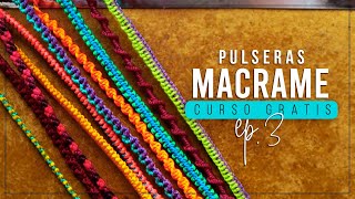 10 PULSERAS FÁCILES Y RÁPIDAS 💥» Ep 31  pulseras de hilo  friendship bracelets ● Curso de Macrame [upl. by Levana806]