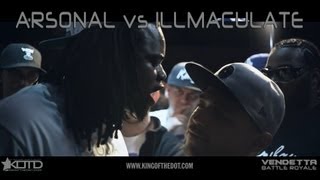 KOTD  Rap Battle  Arsonal vs Illmaculate  Vendetta [upl. by Mansfield]