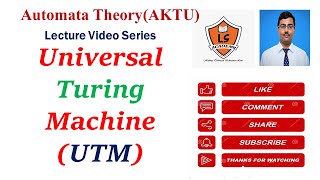 Universal Turing Machine  Explained Theory of Automata TOC LS ACADEMY [upl. by Wordoow]