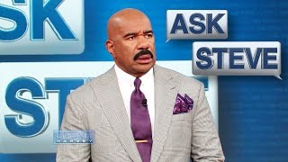 Ask Steve Open yo bathrobe  STEVE HARVEY [upl. by Blackmun566]