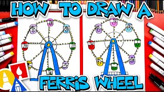 How To Draw A Ferris Wheel [upl. by Earvin715]